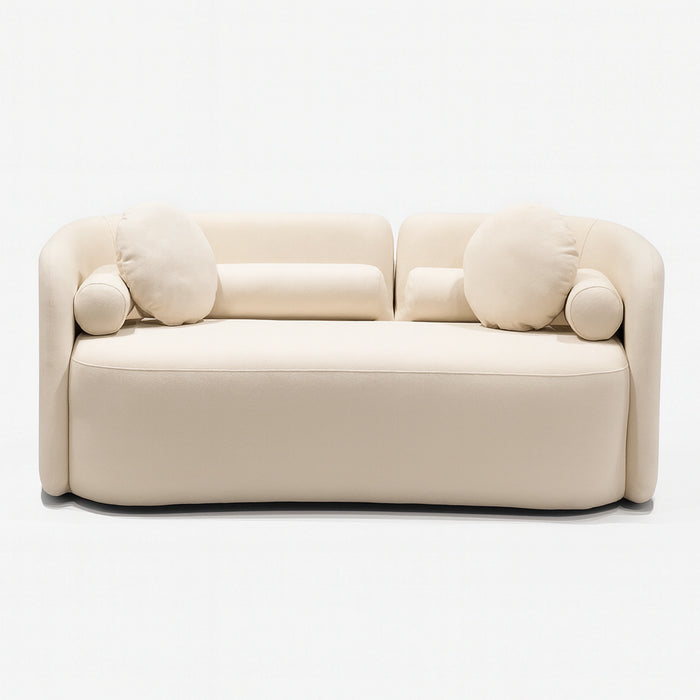 Jersey 2 & 3 Seater Beige Sofa