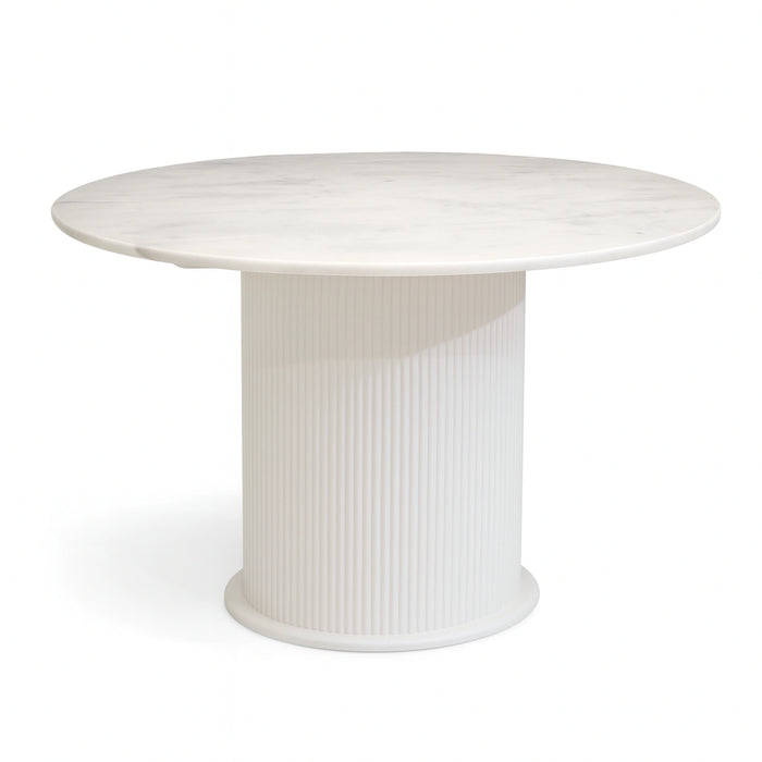 Larson Round Marble Dining Table