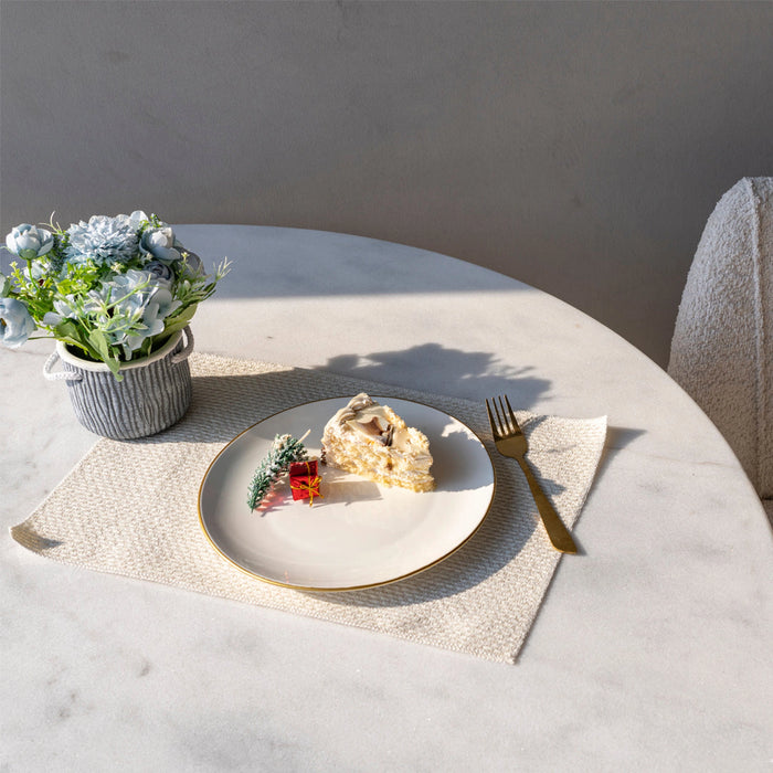 Larson Round Marble Dining Table