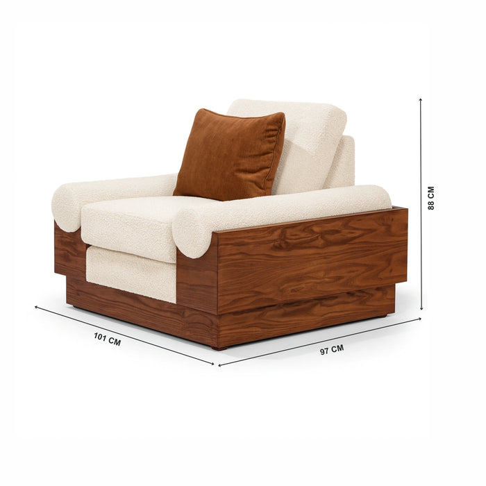 Lincoln Single Seater Sofa