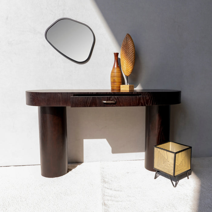 Percia Ash Veneer Console Table