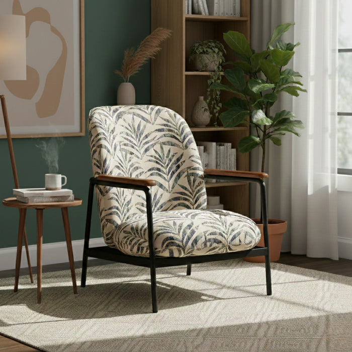 Samantha Metal Accent Chair