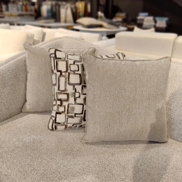 Raw Umber Chenille Pillow