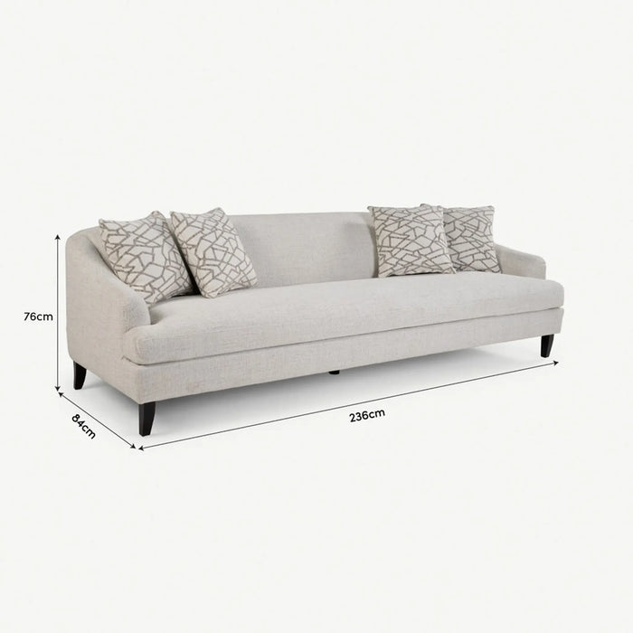 Manuel 3 Seater Sofa Grey
