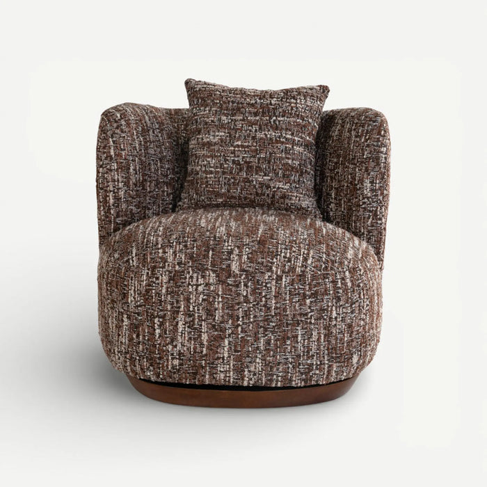 Mashrabiya Accent Chair Maroon