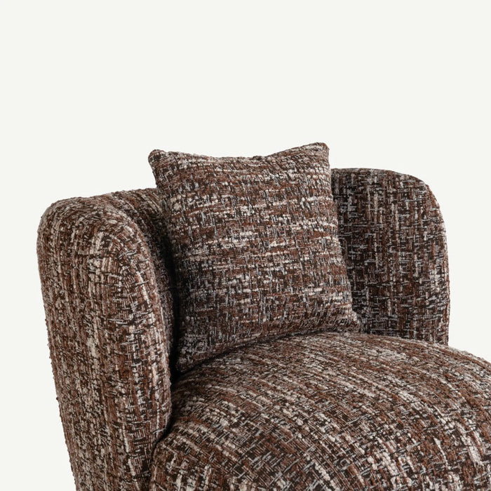 Mashrabiya Accent Chair Maroon