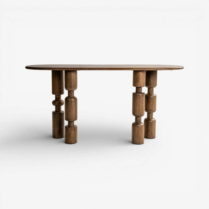 Mashrabiya Console Brown