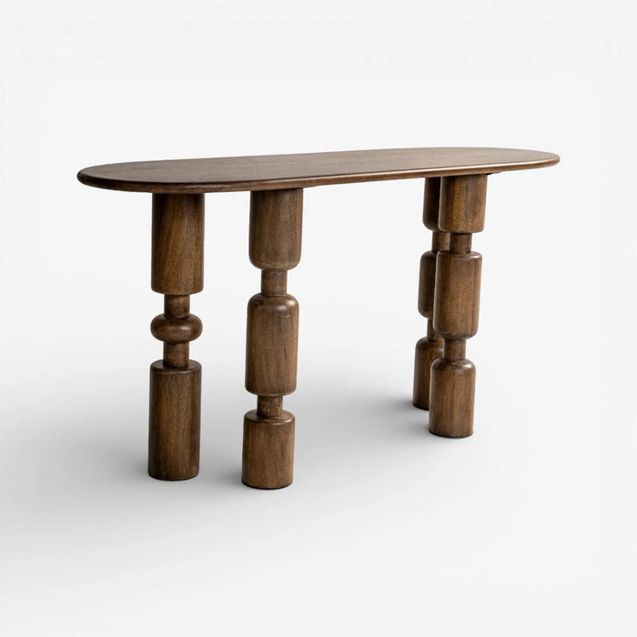 Mashrabiya Console Brown