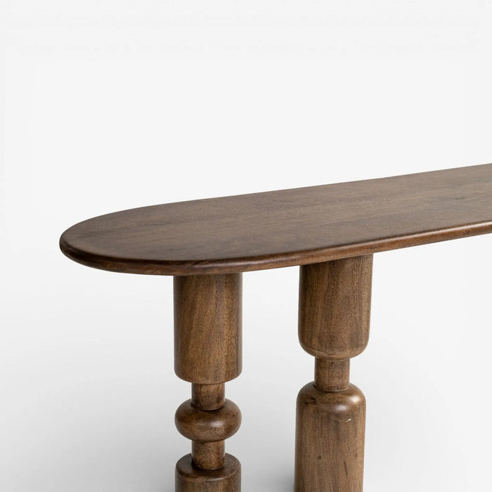 Mashrabiya Console Brown