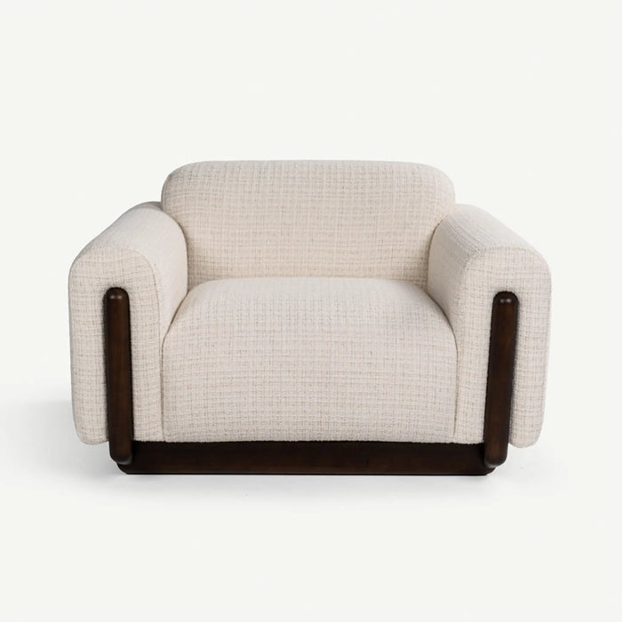 Merlis 1 Seater Sofa Ecru