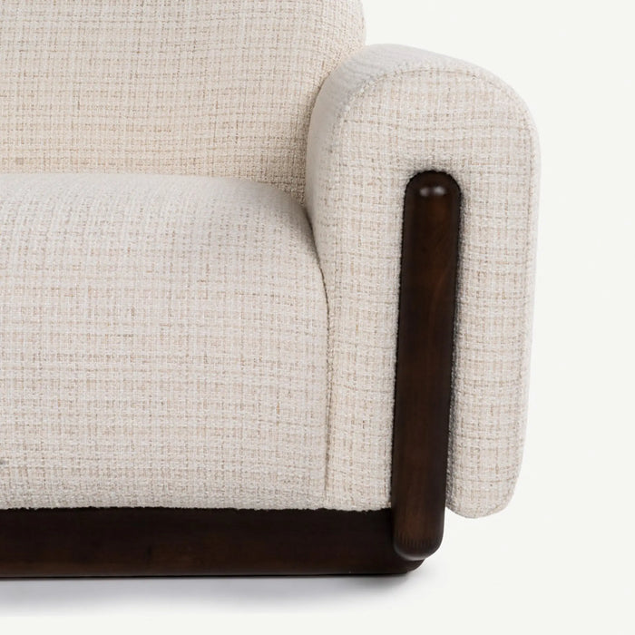 Merlis 1 Seater Sofa Ecru