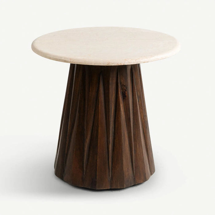 Micah End Table Beige