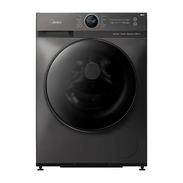 Midea 10/7 KG Smart Washer Dryer | BLDC Inverter Motor | 1400 RPM | Fully Automatic Front Load Washing & Drying Combo Wi-Fi Machine | 16 Programs-Allergy/Steam Care/Auto Clean | Titanium | MF200D100WBT