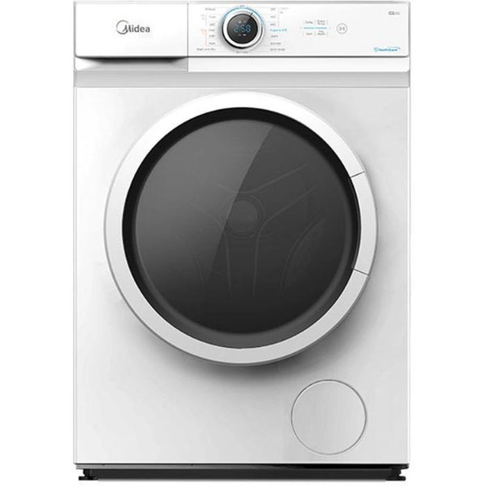 Midea 10KG Front Load Smart Washing Machine with Lunar Dial | 1400 RPM | 14 Programs | Fully Automatic Washer with Wide Door | Digital LED Display | Child Lock | Steam Care | Wi-Fi Connectivity | MF200W100WBW