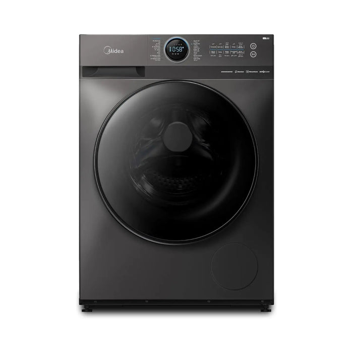 Midea 12kg Front Load Washer | Lunar Dial Control | 1400 RPM Spin | 14 Programs | Wi-Fi Smart | Steam Care | BLDC Inverter Motor | Titanium Finish | MF200W120WBTGCC