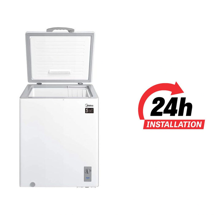 Midea 186 Liters Chest Freezer White | 1 Year Full and 5 Years Compressor Warranty | HS186CN