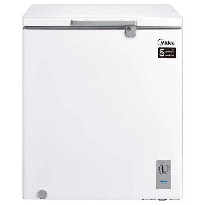 Midea 186 Liters Chest Freezer White | 1 Year Full and 5 Years Compressor Warranty | HS186CN