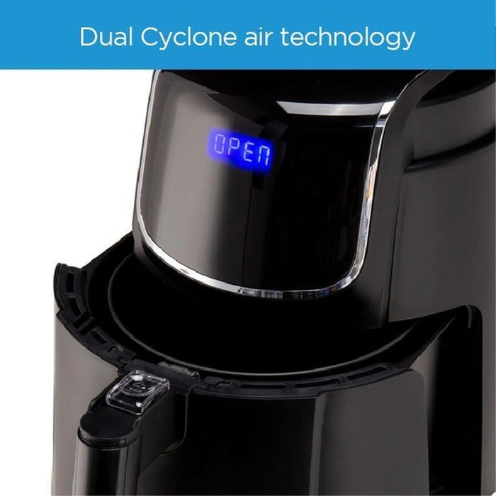 Midea 4.7L XL Digital Air Fryer |1500W| Dual Cyclone Rapid Hot Technology for Frying, Grilling, Broiling, Roasting, Baking, Toasting, Timer up to 60 minutes Temperature Control up to 200C | MFCN40D2