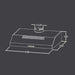 Midea 60cm Conventional Hood Halogen Light Charcoal Filter Stainless Steel 60F15 EROS