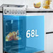 Midea 60x60cm Freestanding Gas Cooker | 4 Burners | Automatic Ignition & Safety | Cast Iron Pan Support | Stainless Steel Finish | Separate Knob for Oven Grill | BME62058FFD-D EROS