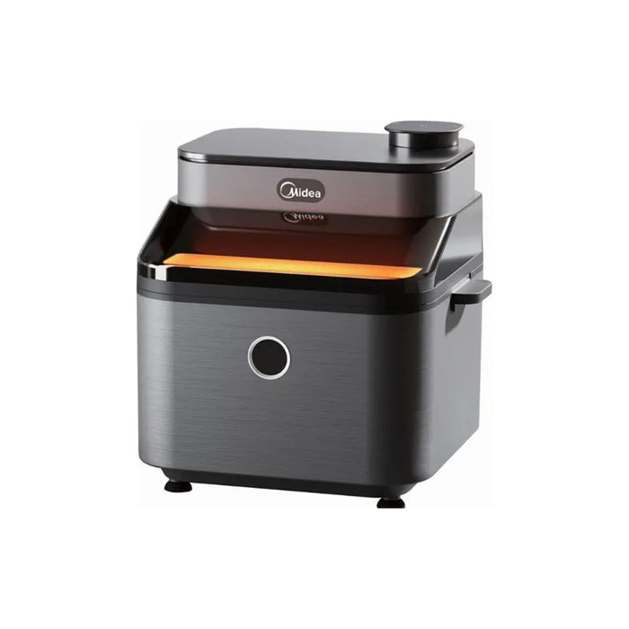 Midea 7.3L Extra Large Digital Air Fryer | MFCY75A2 | 1500W | Large See-Through Window | Dual Frying Functions | 8 Functions with Digital Panel | Dual Cyclone Rapid Hot Technology | Largest Oil Less Fryer