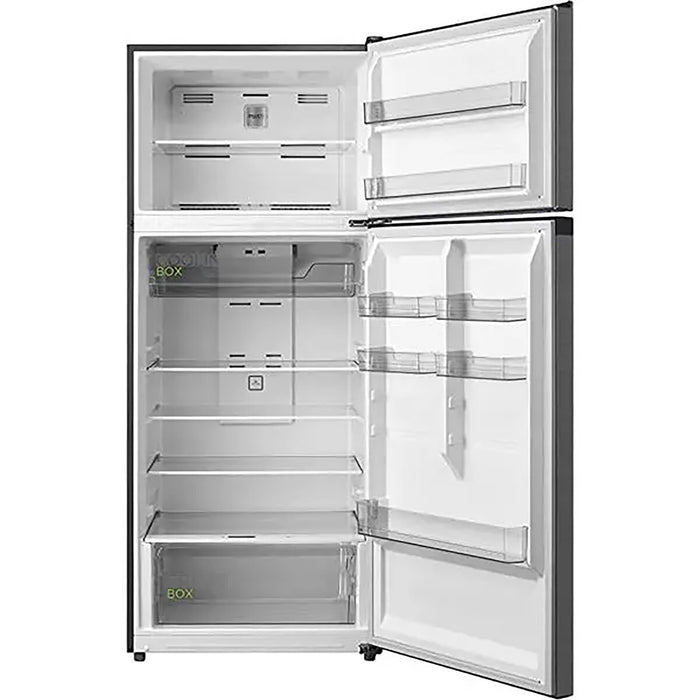 Midea 720L Double Door Refrigerator | MDRT723MTE46AED | 10-Year Inverter Compressor Warranty | Frost-Free | Smart Sensor | Humidity Control | Electronic Control | Silver