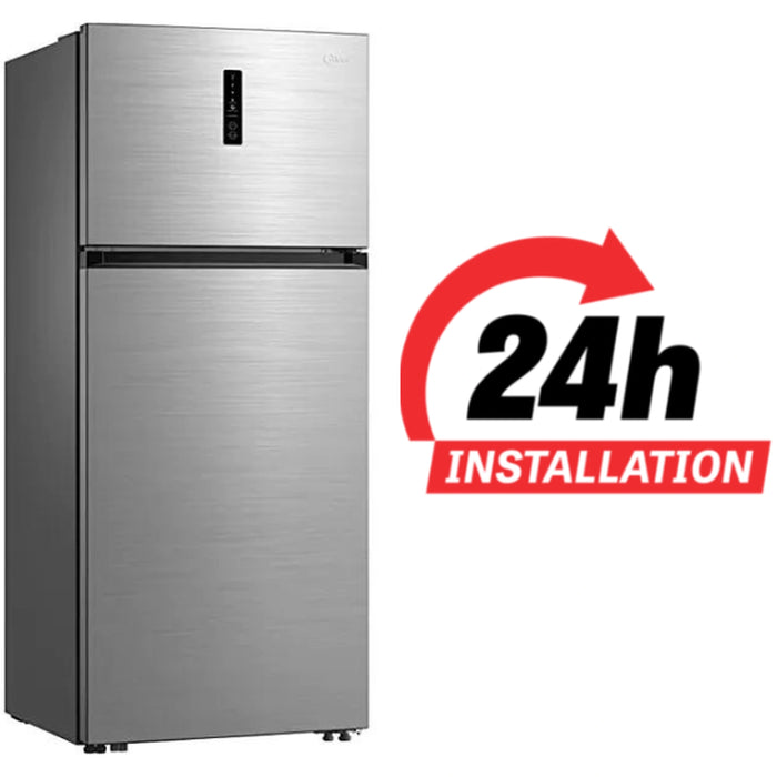 Midea 720L Double Door Refrigerator | MDRT723MTE46AED | 10-Year Inverter Compressor Warranty | Frost-Free | Smart Sensor | Humidity Control | Electronic Control | Silver