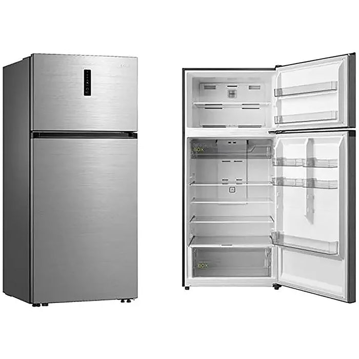 Midea 720L Double Door Refrigerator | MDRT723MTE46AED | 10-Year Inverter Compressor Warranty | Frost-Free | Smart Sensor | Humidity Control | Electronic Control | Silver