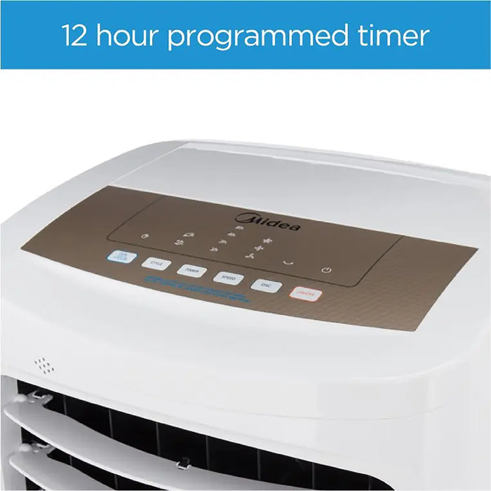 Midea Air Cooler with Remote Control for Home & Heavy-Duty Air Conditioning | 50L Water Tank Capacity for Outdoor & Indoor Use | Whisper-Quiet Performance and Powerful Air Flow | Model: AC200-17JR