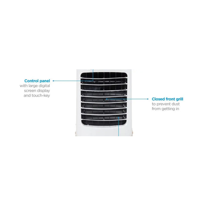 Midea Air Cooler with Remote Control for Home & Heavy-Duty Air Conditioning | 50L Water Tank Capacity for Outdoor & Indoor Use | Whisper-Quiet Performance and Powerful Air Flow | Model: AC200-17JR