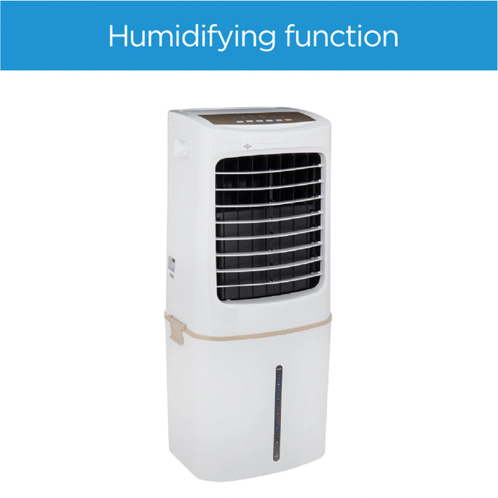 Midea Air Cooler with Remote Control for Home & Heavy-Duty Air Conditioning | 50L Water Tank Capacity for Outdoor & Indoor Use | Whisper-Quiet Performance and Powerful Air Flow | Model: AC200-17JR