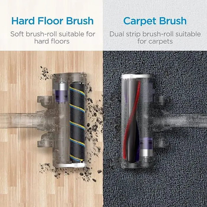 Midea Cordless Stick Vacuum Cleaner | 450W Powerful BLDC Motor for High Suction Power | 70 Minutes Run Time | Light Weight | One-Button Flexible Bend | Motorized Brush for Hard Floor & Carpets | P7FLEX EROS