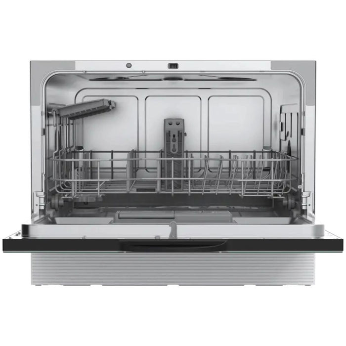 Midea Counter Top Dishwasher | 6 Place Setting | Auto Open Drying | Touch Control | 1 Level Rack Loading | WQP6-3609(GN)-G