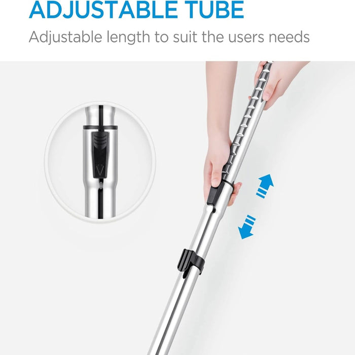 Midea Drum Vacuum Cleaner | 2200 Watts | 23 Liter Ultra Large Tank | Adjustable Tube | Removable & Washable Filter | Rug-Floor Nozzle | Blower Function | Home & Office| MDVC23 EROS