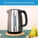 Midea Electric Kettle | 1.7L Capacity | 1850-2200W Rapid Boil | Water Level Indicator | Removable Filter | Auto Shut-Off | 360 Swivel Base | MK17S30D2 EROS