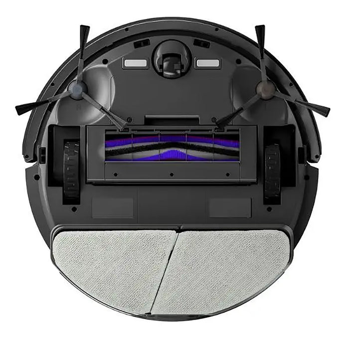 Midea Robot Vacuum Cleaner | 4000Pa Strong Suction | BLDC Motor | App & Voice Control Msmartlife | Dust Bin In Station is 2L for 45 days | Carpet Sensor | Display Screen | Black S8+