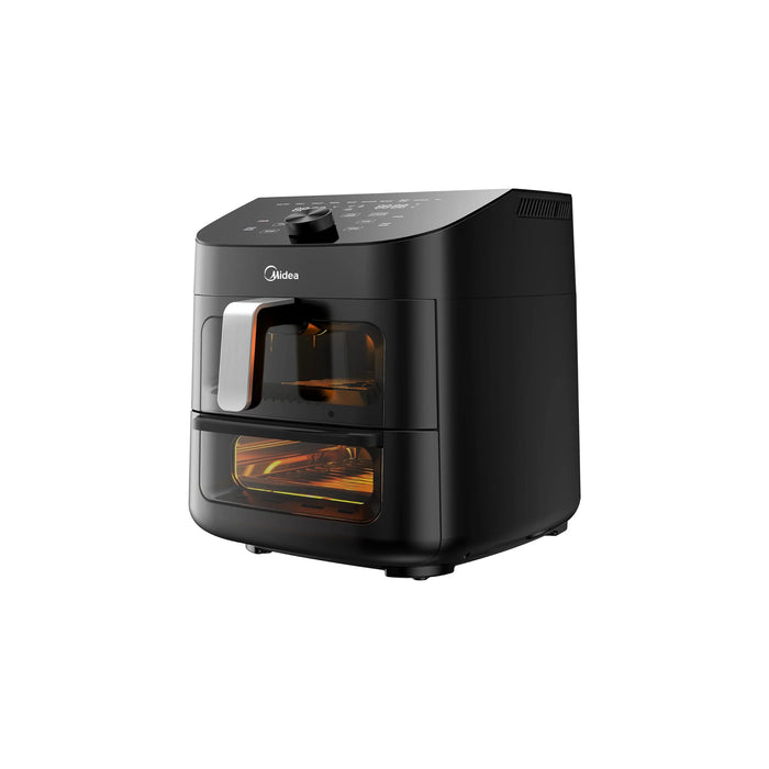 Midea Smart Air Fryer 11L (2 Zones) | Digital Touch Control, Wi-Fi | See-Through Window | Healthy Cooking | Timer Up to 90 Mins | 230C Temp Control | MAD-110D2APK