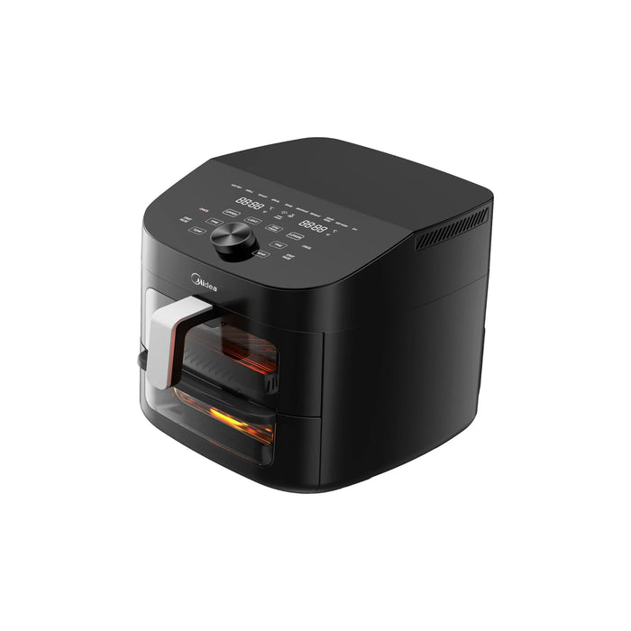 Midea Smart Air Fryer 11L (2 Zones) | Digital Touch Control, Wi-Fi | See-Through Window | Healthy Cooking | Timer Up to 90 Mins | 230C Temp Control | MAD-110D2APK