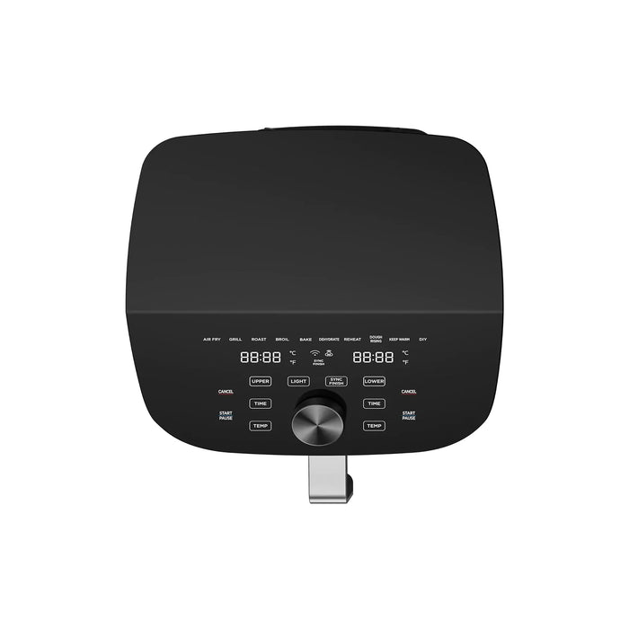 Midea Smart Air Fryer 11L (2 Zones) | Digital Touch Control, Wi-Fi | See-Through Window | Healthy Cooking | Timer Up to 90 Mins | 230C Temp Control | MAD-110D2APK