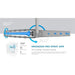 INNOWASH PRO SPRAY ARM with 360-degree and 720-degree coverage on a white background