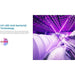 Advertisement for UV LED Anti-bacterial Technology with a purple-lit indoor setting.