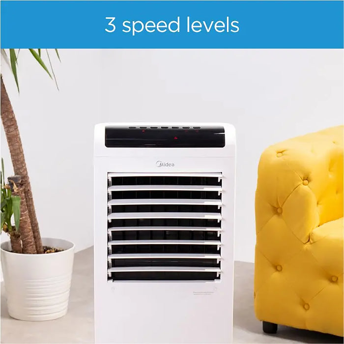 Midea Summer + Winter Air Cooler with Remote for Home & Heavy-Duty Air-Conditioning | 2 Wind Speeds for Outdoor & Indoor Use | Whisper-Quiet Performance | Low Power Consumption (60W) | Model: AC120-15C