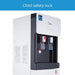 Midea Top Loading Water Dispenser | 3-Taps Equipped with Hot, Cold, and Ambient Temperature | Floor Standing | Child Safety Lock | Ice Cold Technology | Best for Home, Kitchen & Office | Color: White | Model: YL1675S-W EROS