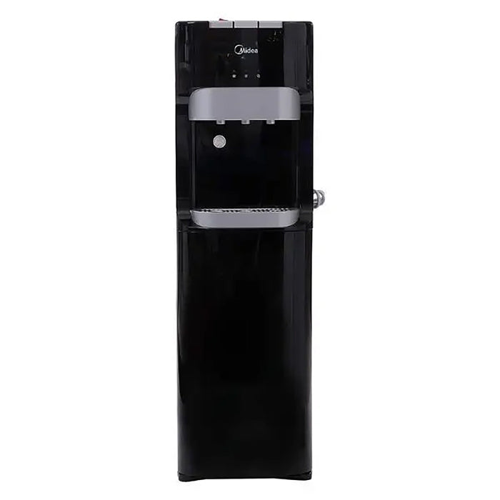 Midea Water Dispenser | Bottom Loading | Hot, Cold, and Ambient Temperature | Ice Cold Technology | Empty Bottle Indicator | Floor Standing | Child Safety Lock | Best for Home, Office & Pantry | Color: Black | Model: YL1633S EROS