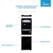 Midea Water Dispenser | Bottom Loading | Hot, Cold, and Ambient Temperature | Ice Cold Technology | Empty Bottle Indicator | Floor Standing | Child Safety Lock | Best for Home, Office & Pantry | Color: Black | Model: YL1633S EROS