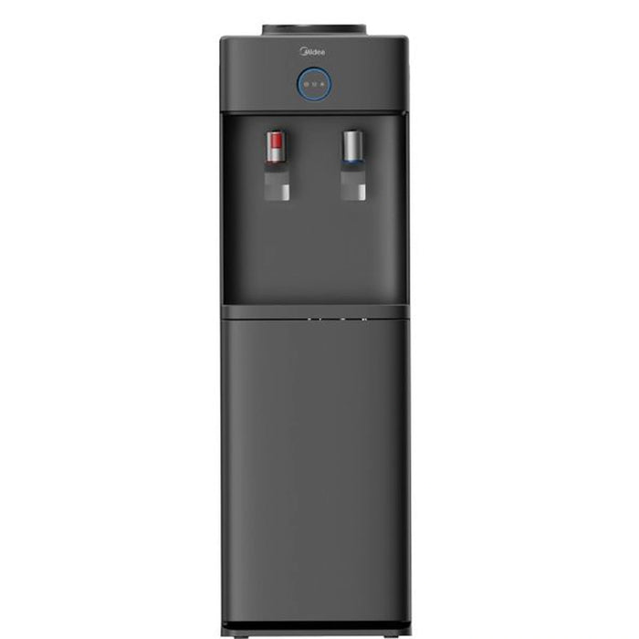 Midea Water Dispenser| Top Loading| 2-taps Equipped with Hot and Cold Temperature| 35 L Large Cabinet| Child Safety Lock for Faucet| Black| YL2436S-WB-G