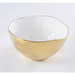 Moonlight White and Gold Extra Large Bowl Beth & Lily