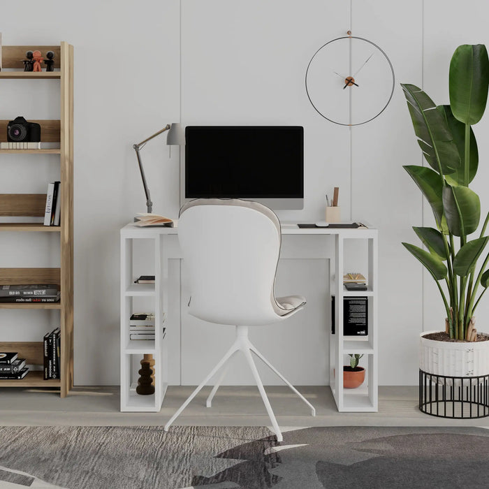 Colmar Modern Working Table With Storage 106 Cm