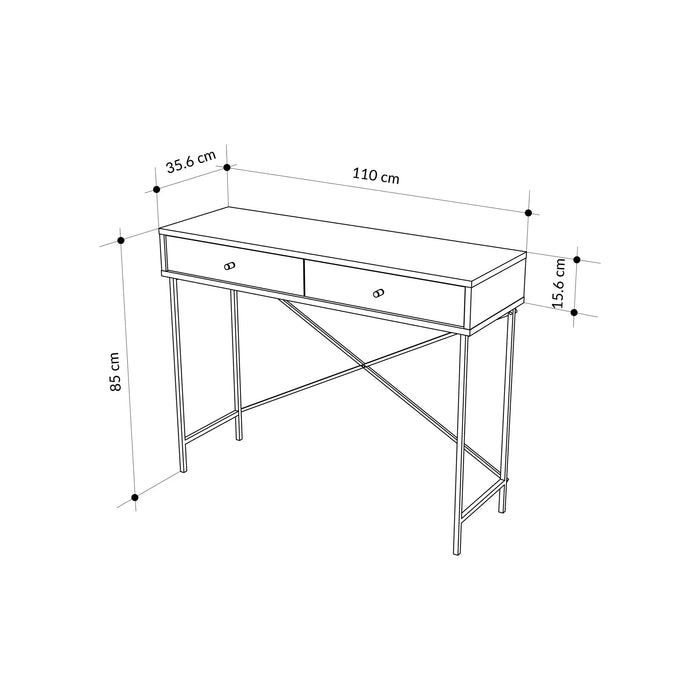 Heaton Console 2 Drawers