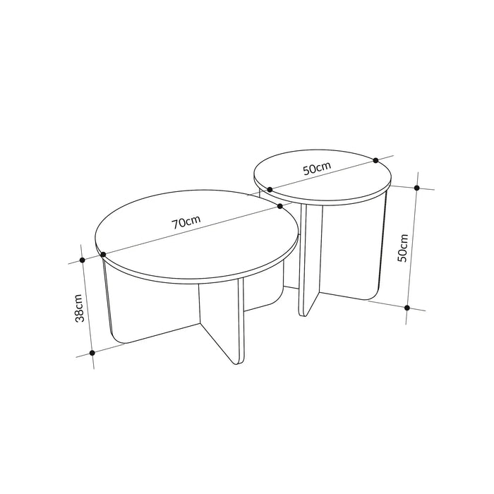 Hillary Set Coffee Table